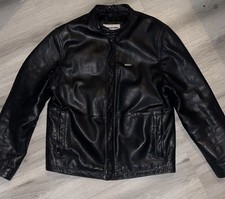 Black Lambretta real leather