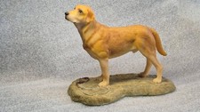Aynsley MasterCraft Hand Painted  yellow Labrador Dog Figurine Dog  14 cm long