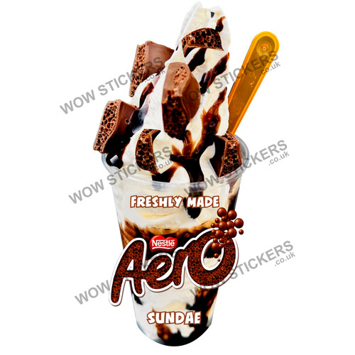 Aero chocolate ice cream - chocolate,