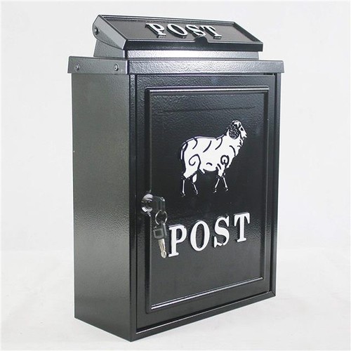 Arboria black aluminium post - black, /