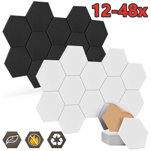 48x hexagonal self adhesive - self,