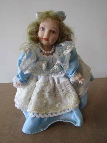 Vintage porcelain doll - vintage,