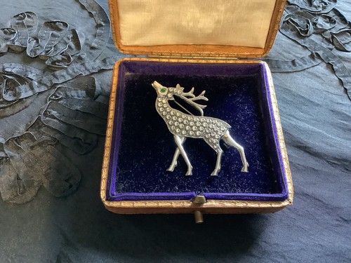 Vintage faux marcasite - vintage,