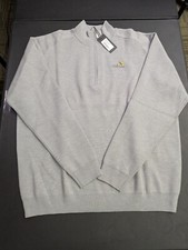 NWT MEN'S GALVIN GREEN CHESTER 1/4 ZIP SWEATER, SIZE: 3XL, COLOR: GRAY (M16)