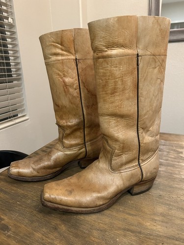 Vintage wrangler boots tan - vintage,