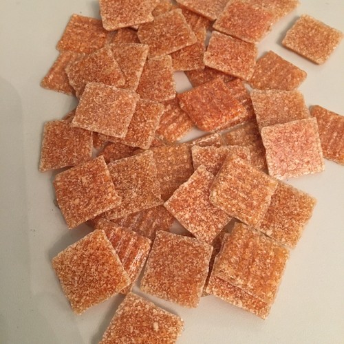 Mosaic tiles gold orange - mosaic, tiles,