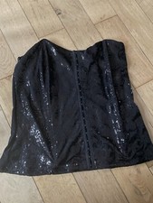 boob tube top (Front Sequin) Size 16       34 Inch Bust