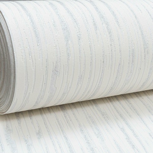 Plain white silver glitter - white,