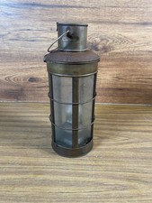 Vintage Metal Navigation Sea Lantern Kerosene Maritime Lantern 29cm Prop Hanging
