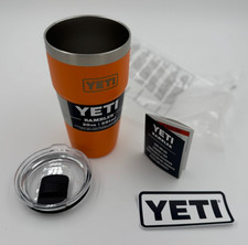 YETI Rambler 20 oz Stackable Cup – King Crab Orange (Magslider Lid, BRAND NEW)