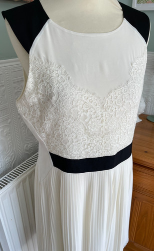 Ted baker ivory pleated dress - ted,