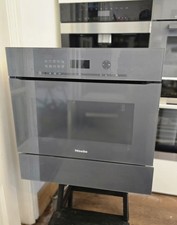 Miele H6401BM Combi Microwave Oven + ESW6214 Warming Drawer- 1yr Warranty. GREY