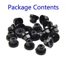 20x Plastic Nut With Ring For
