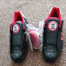 Star Wars Adidas Ultrastar Darth Vader Trainers UK Size 9.5  New