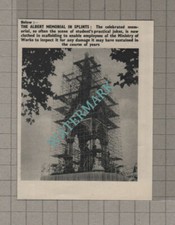 C3340) The Albert Memorial In Scaffolding - 1950 Clip SMALL