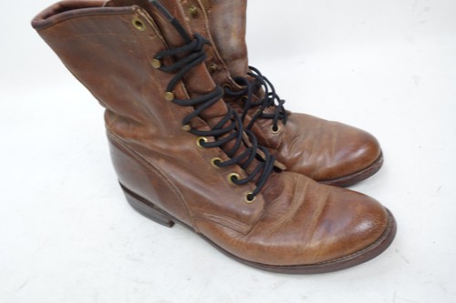 Vintage leather combat - combat, boots