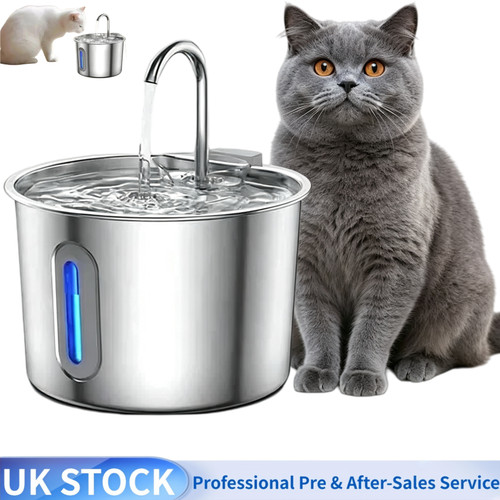Stainless steel pet water - stainless,