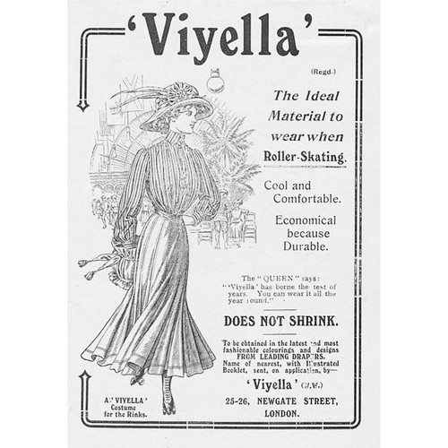 Viyella fabric roller skating - fabric,