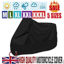Motorcycle Motorbike Cover Waterproof Outdoor Sun Rain Dust UV Protector M-XXXXL