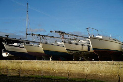 Photo boats dell quay a - photo,
