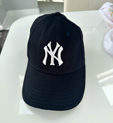 Black cotton twill baseball - cotton,