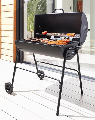 Charcoal bbq summer patio - bbq, oil