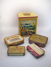 Job lot vintage tins including
