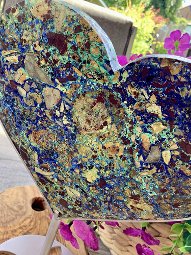 Rare statement piece azurite - statement,