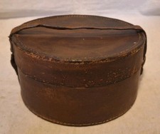 Antique Leather Collar Box