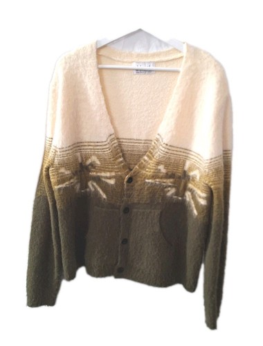 Jehucal cardigan green mohair - jehucal,