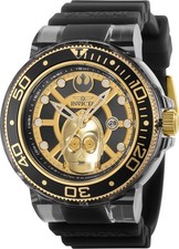 NEW INVICTA WATCH STAR WARS  C-3PO 39709 51.50mm PC32  QUARTZ / NO BOX