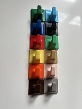 Small Vintage Retro Multi Coloured Stick On Kitchen Hooks Old New Stock