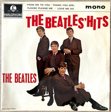 Beatles – The Beatles' Hits 7" EP - SIDE 2 LABEL ERROR MIS-PRINT - 1963 GEP 8880