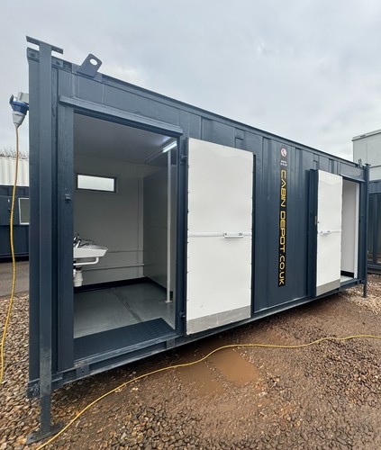 Toilet block x 9 ft - 3+1, |