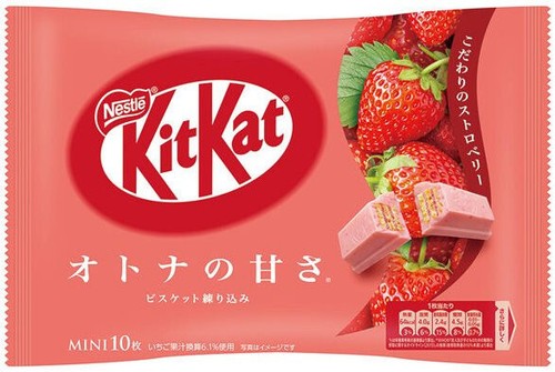 Japanese kit kat strawberry - kit-kat,