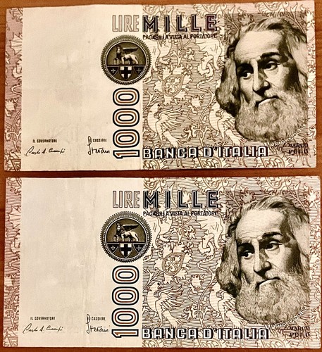 Italy 1000x2 1982 lire - italy,