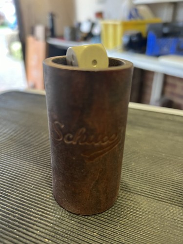 Vintage wood dice - dice, set