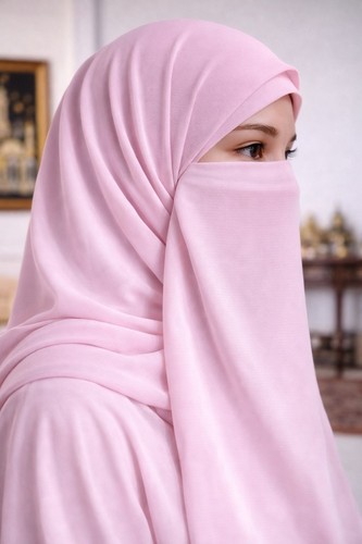Muslim half niqab face veil - face,