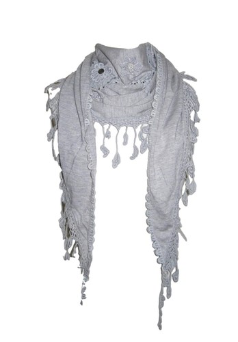 Light grey decorative wool
