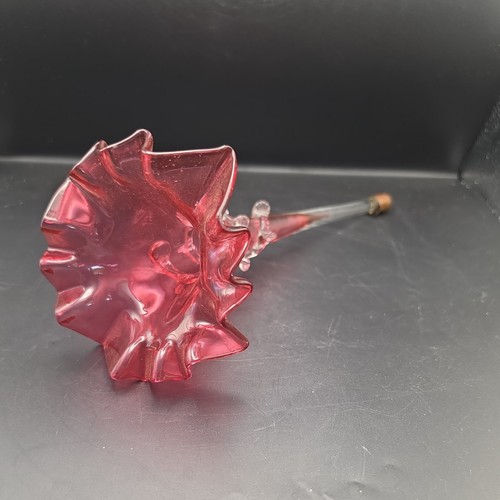 Antique cranberry glass - cranberry,