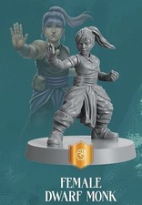 Monk Dwarf Female Mini