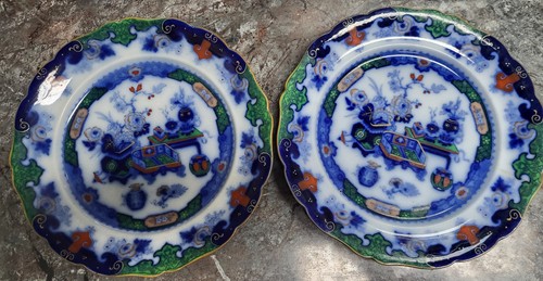 Pair ridgeway chinoiserie - pair, of