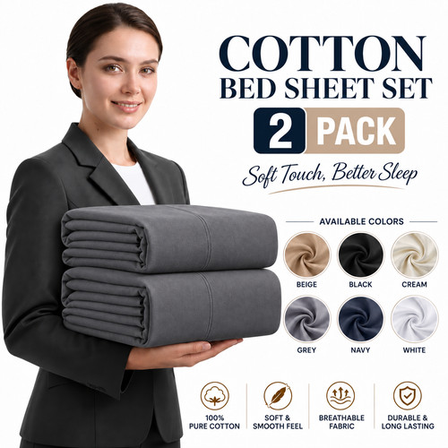 Pcs egyptian cotton flat - 2,