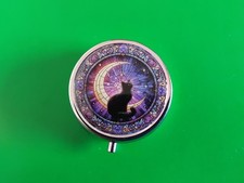 METAL PILL BOX FEATURING BLACK