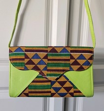 Vintage Kente Print Crossbody