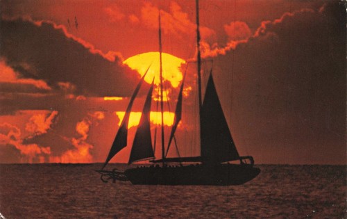 Postcard sunset sail - hi,