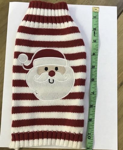 Christmas striped pet knit dog - striped,