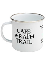 Cape wrath trail enamel mug - trail,