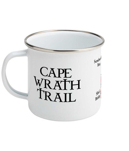 Cape wrath trail enamel - wrath, mug