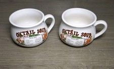 Pair of Vintage Oxtail Soup